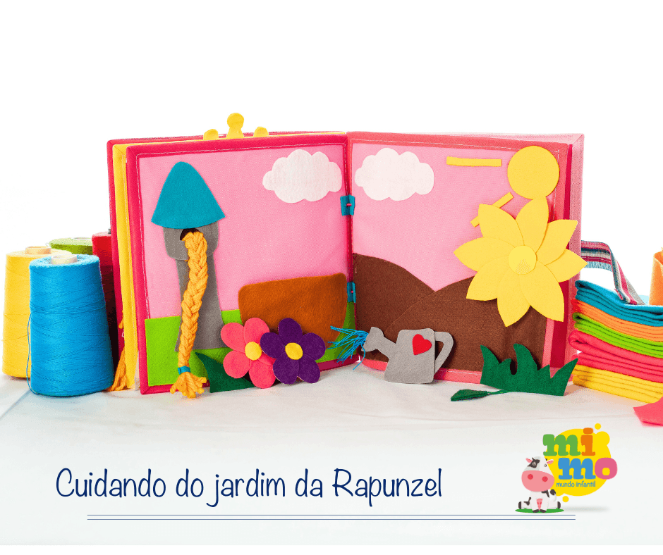 Livro Sensorial Interativo Princesas - Mimo Mundo Infantil