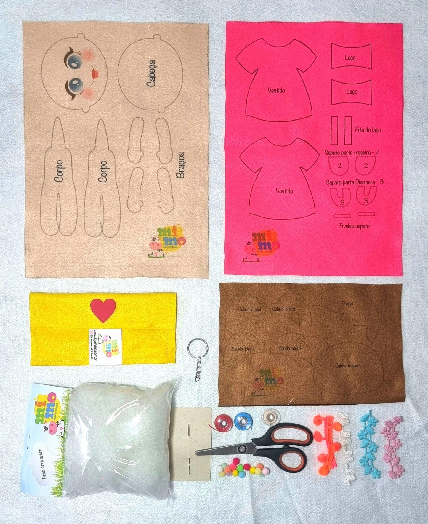 Meu Mini Atiliê – Boneca - Mimo Mundo Infantil