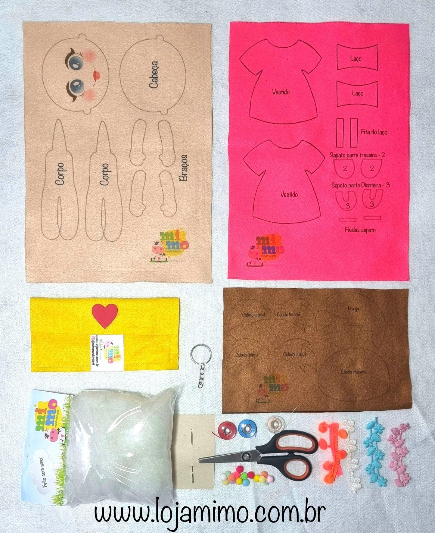 Meu Mini Atiliê – Boneca - Mimo Mundo Infantil
