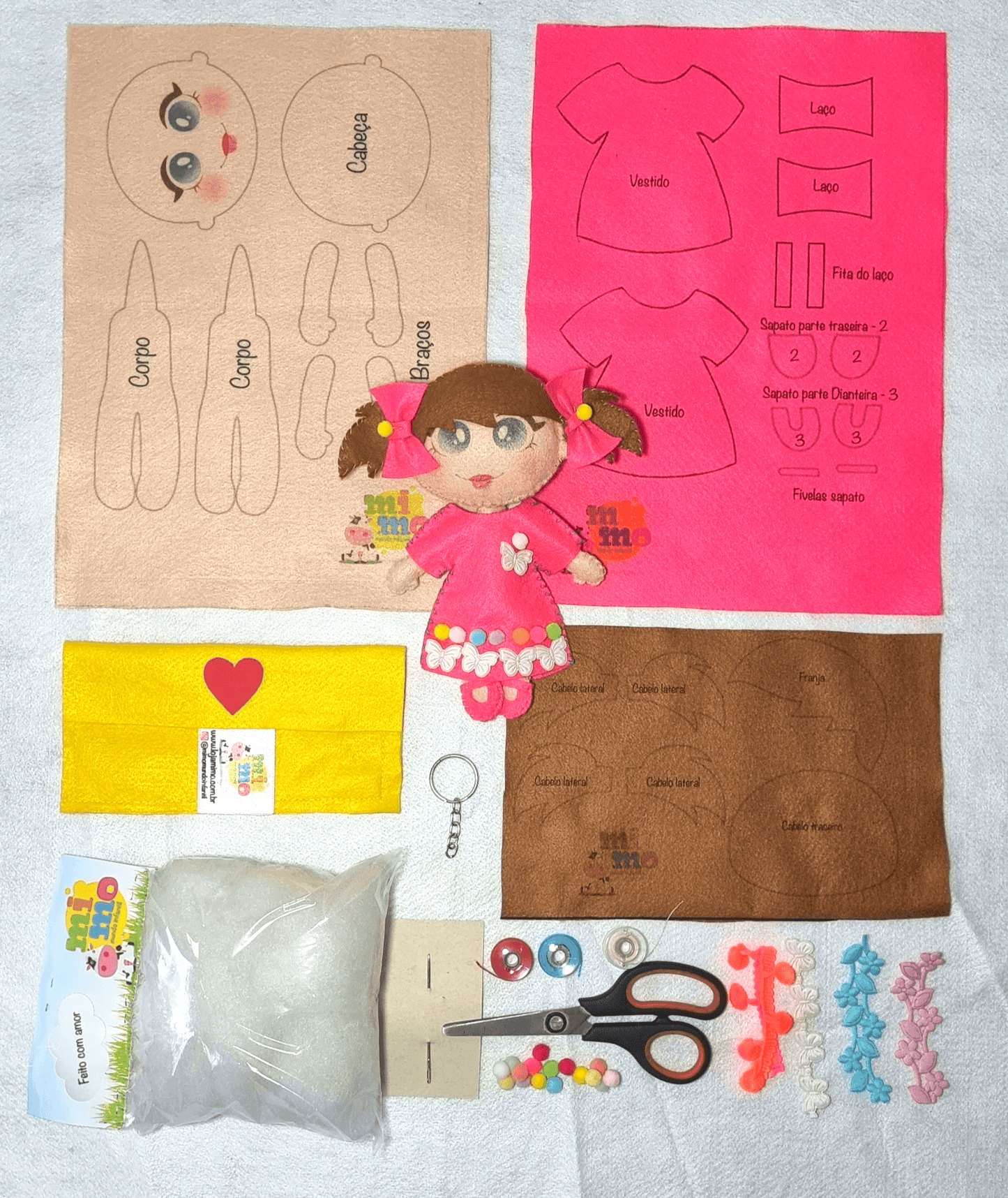 Meu Mini Atiliê – Boneca - Mimo Mundo Infantil