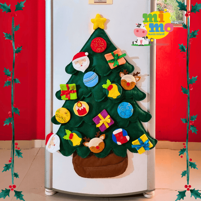 Árvore de natal Montessoriana de Geladeira - Mimo Mundo Infantil