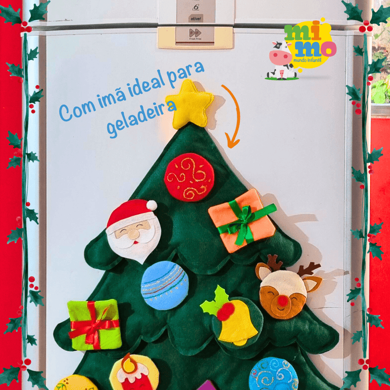 Árvore de natal Montessoriana de Geladeira - Mimo Mundo Infantil