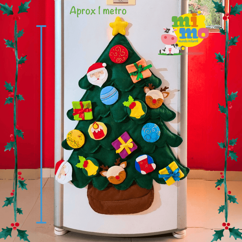 Árvore de natal Montessoriana de Geladeira - Mimo Mundo Infantil