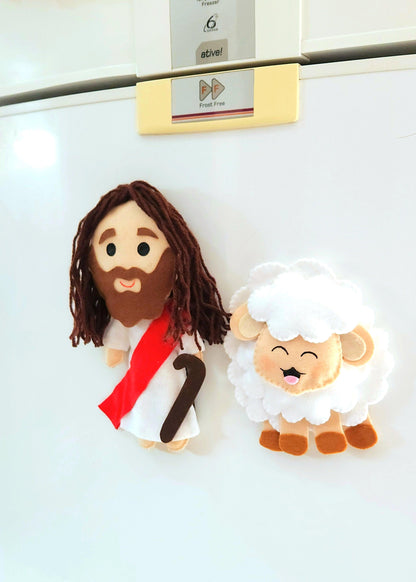 Geladeira Divertida – Jesus e o Cordeiro