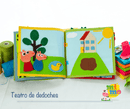 Livro Sensorial Interativo Pedagógico 3 - Mimo Mundo Infantil