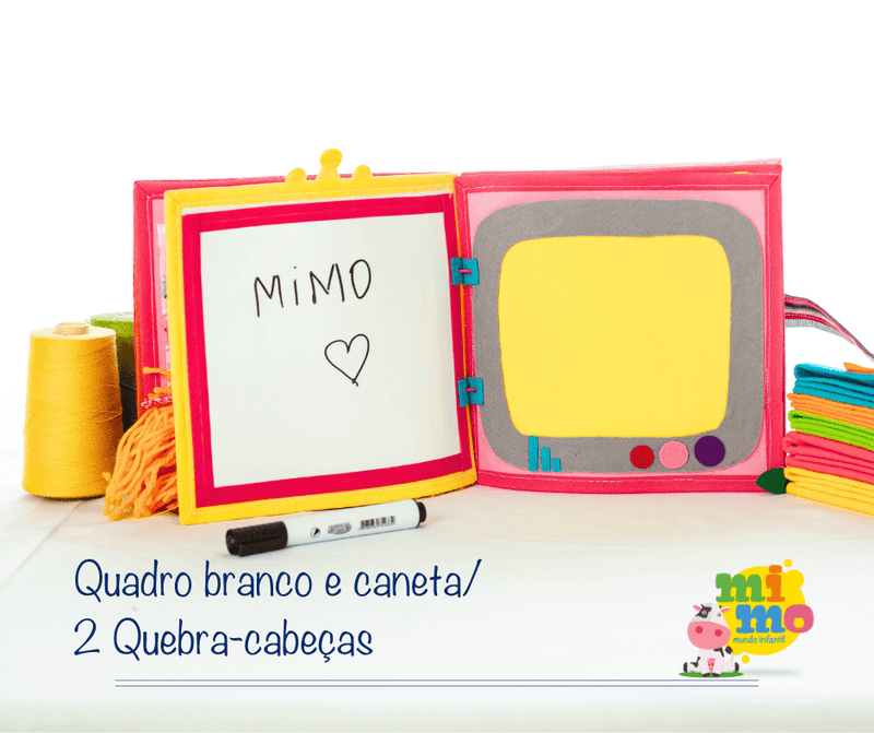 Livro Sensorial Interativo Princesas - Mimo Mundo Infantil