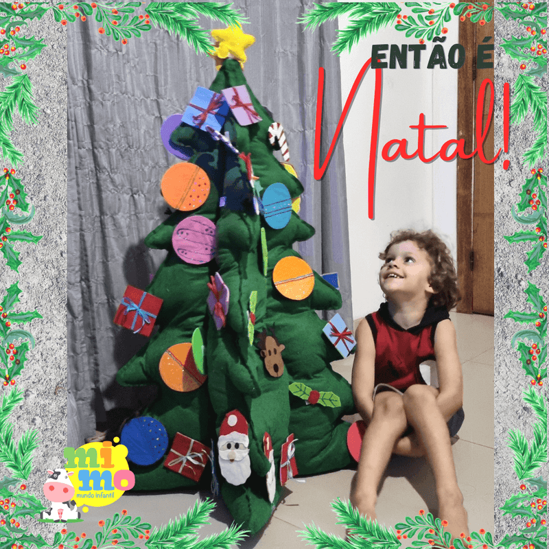 Árvore de Natal Montessori para criança - Mimo Mundo Infantil