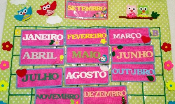 Calendário permanente preenchível - Mimo Mundo Infantil