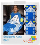 Enroladinho Kombi – Cobertinha Soft - Mimo Mundo Infantil