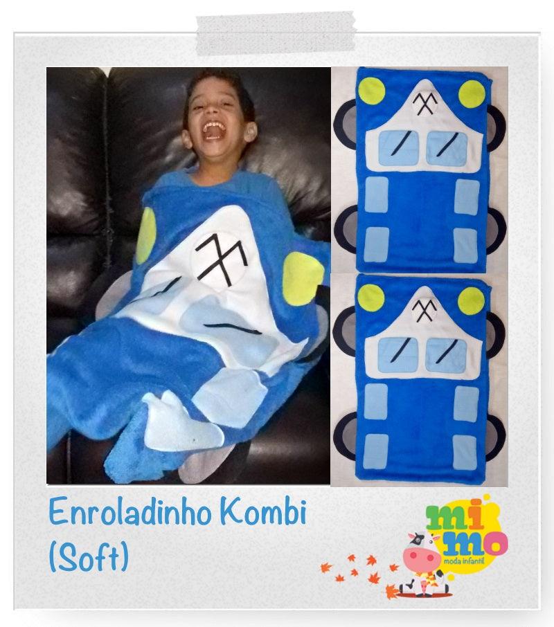 Enroladinho Kombi – Cobertinha Soft - Mimo Mundo Infantil