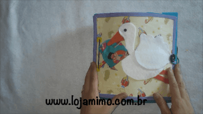 Livro Sensorial interativo de tecido – Promovido a irmão mais velho - Mimo Mundo Infantil
