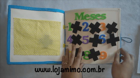 Livro Sensorial interativo de tecido – Promovido a irmão mais velho - Mimo Mundo Infantil