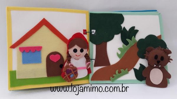 Livro Sensorial Interativo Era uma vez… - Mimo Mundo Infantil