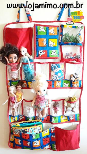 Organizador de Brinquedos de parede - Mimo Mundo Infantil