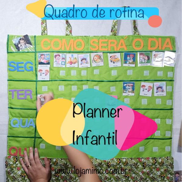 Quadro de Rotina – Planner Infantil - Mimo Mundo Infantil